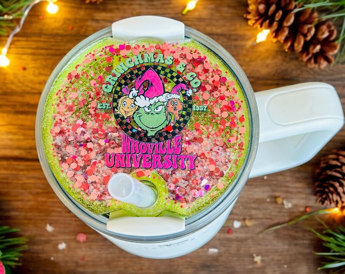 Grinch Inspired Stanley Shaker Topper
