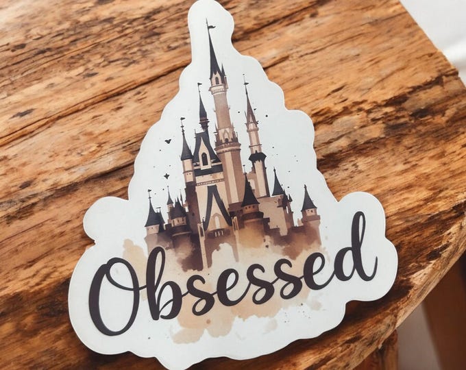 Disney Castle Sticker Disney Obsessed Sticker