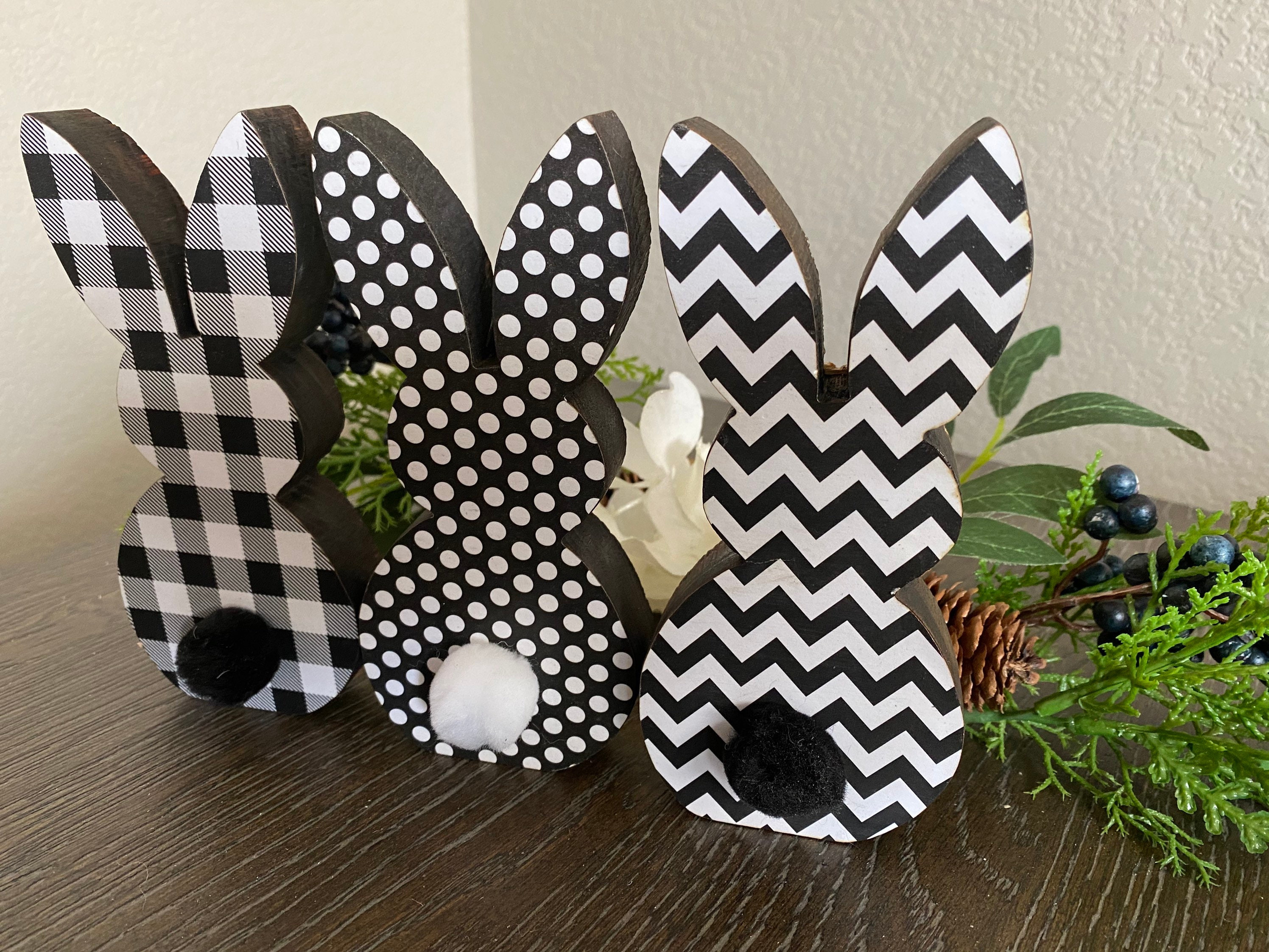 Farmhouse Easter Bunny Rustic Home Decor