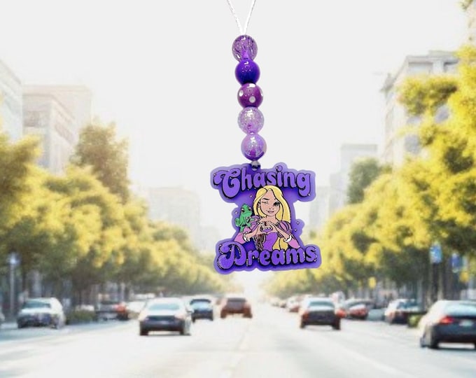 Disney Tangled Rapunzel Car Charm Chasing Dreams Charm