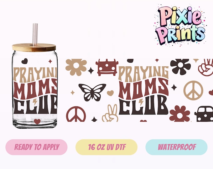 Christian Jesus UV DTF Tumbler Wrap Same Day Cup Sticker