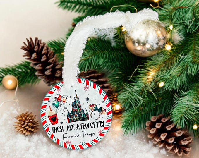Disney Favorite Things Christmas Tree Ornament