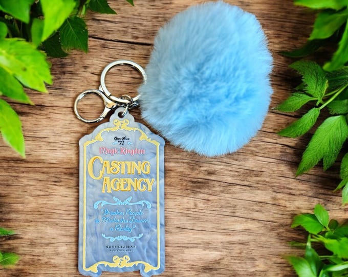Disney Casting Agency Bag Tag Keychain