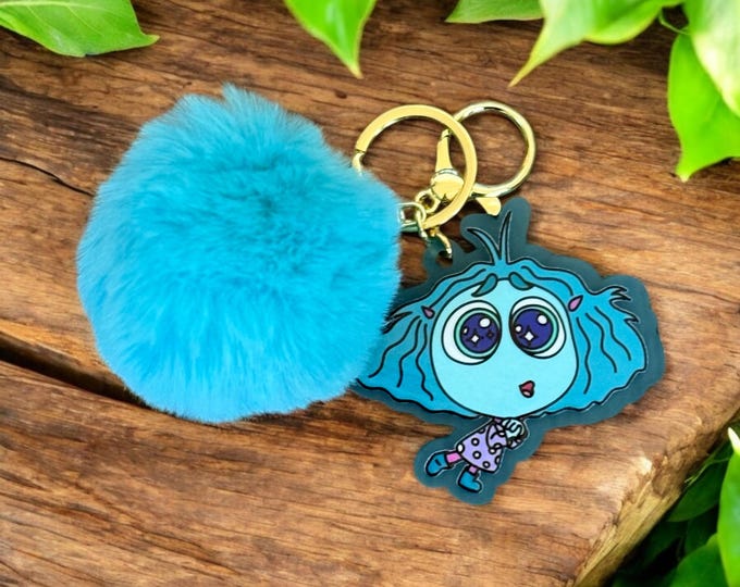 Disney Inside Out Envy Keychain/Bag Tag