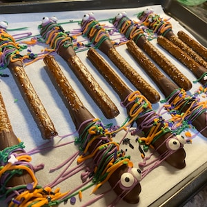 Chocolate covered pretzels