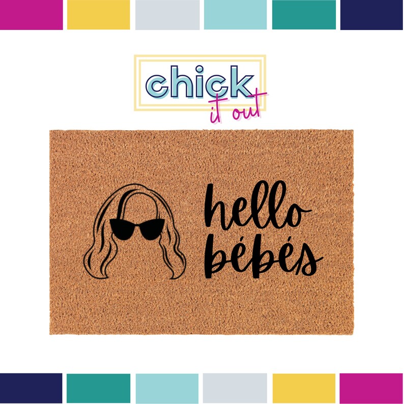 Schitt's Creek Hello Bebes Doormat Schitt's Creek Etsy
