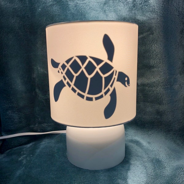 Turtle lamp! White!