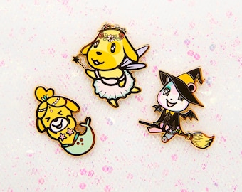 Animal Crossing Enamel Pin - Fairy Tale Trio (Isabelle, Goldie, Judy)