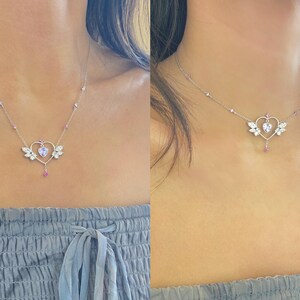 Guardian Angel Statement Necklace (Adjustable) - 925 Sterling Silver, Gold Vermeil, Birthday Anniversary Gift For Her image 6