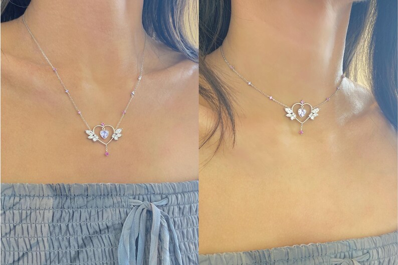 Guardian Angel Statement Necklace (Adjustable) - 925 Sterling Silver, Gold Vermeil, Birthday Anniversary Gift For Her image 6