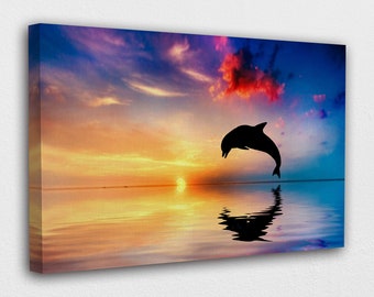 Dolphin Painting Etsy dolphin painting etsy