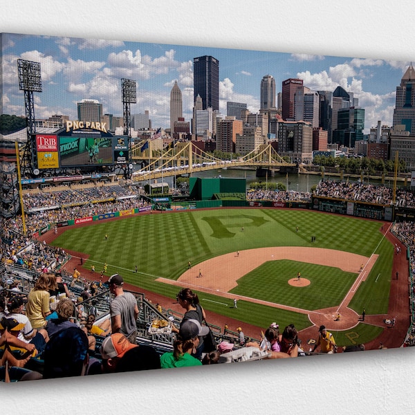 Pnc Park Pennsylvania Canvas Wall Art Design | Poster Print Décor for Home & Office Decoration | POSTER or CANVAS READY to Hang.