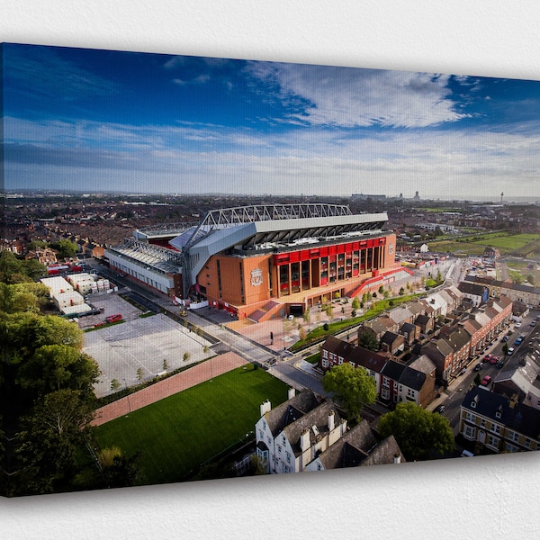 Liverpool Fc Anfield Stadium Canvas Wall Art Design | Poster Print Décor for Home & Office Decoration | POSTER or CANVAS READY to Hang.
