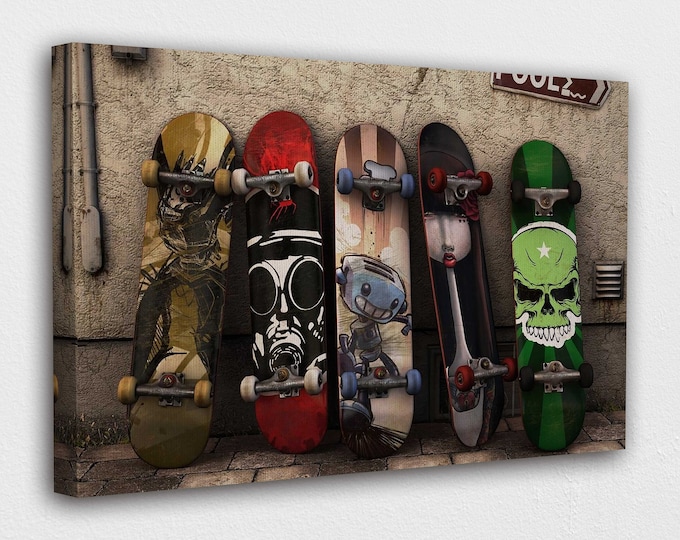 Vanz Skate Canvas Wall Art Design | Poster Print Decor for Home & Office Decoration I POSTER or CANVAS READY to Hang