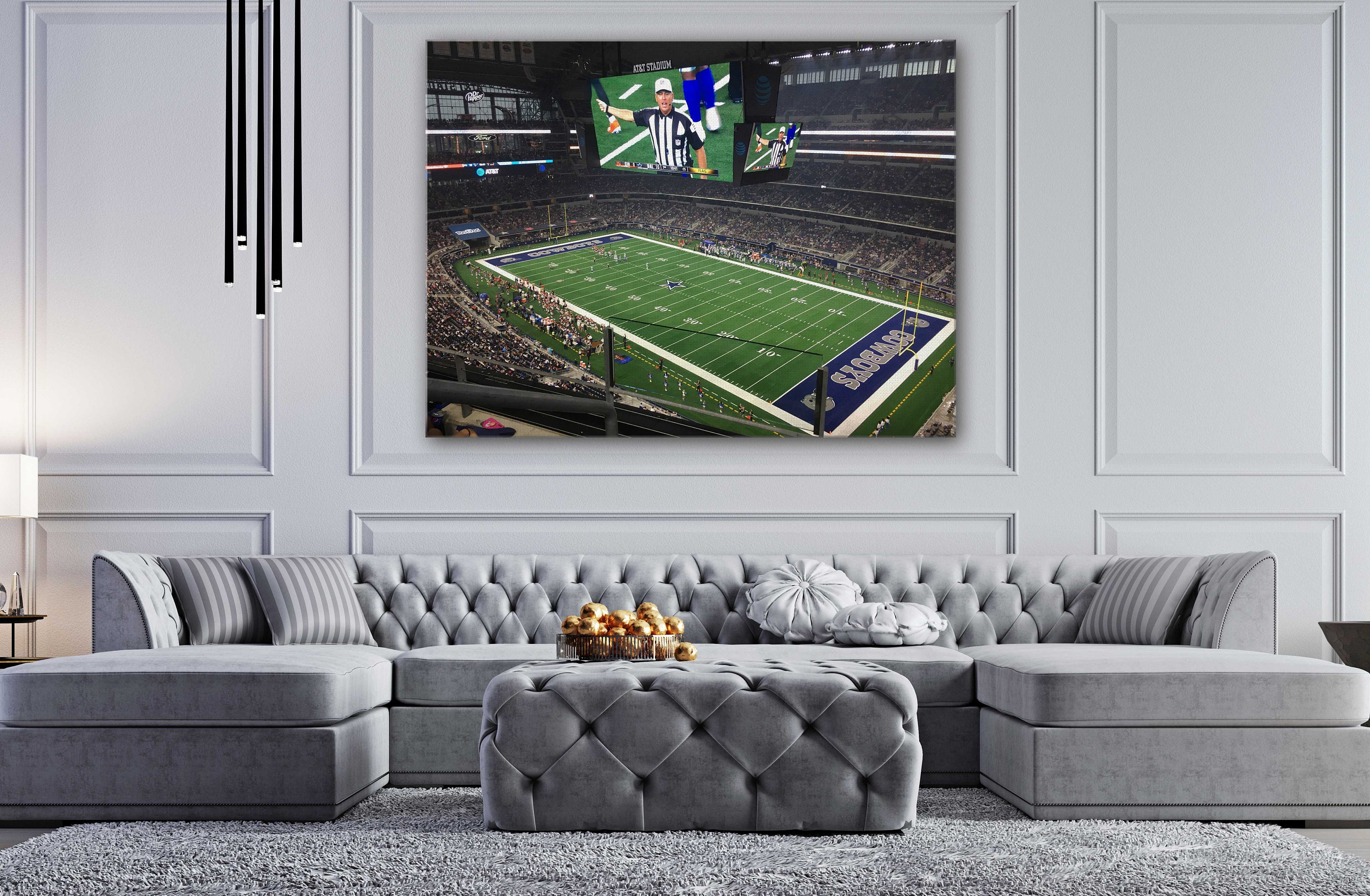 Att Stadium Football Canvas Wall Art Design Poster Print Etsy UK