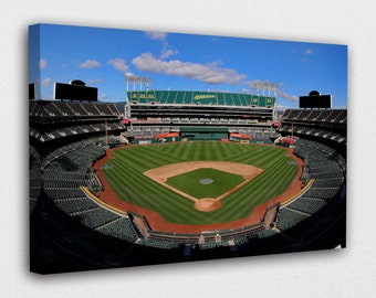 Oakland Coliseum Canvas Wall Art Design | Poster Print Décor for Home & Office Decoration | POSTER or CANVAS READY to Hang.
