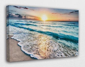 C Sun Beach Waves Logo Art/Canvas Print Poster Wall Art Home Decor C Sun Beach Waves Logo Art/Canvas Print Poster Wall Art Home Decor