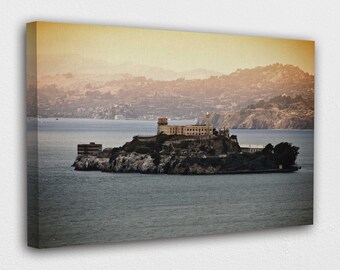 Glass Pictures Wall Pictures 125 x 50cm Alcatraz San Francisco ag312502322 