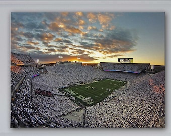 Inside Beaver Stadium Canvas Wall Art Design | Poster Print Décor for Home & Office Decoration | POSTER or CANVAS READY to Hang.
