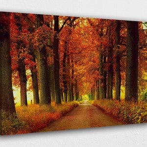 Temporada de otoño Lienzo Diseño de arte de pared / Decoración de impresión de carteles para decoración del hogar y la oficina I POSTER o LIENZO LISTO para colgar