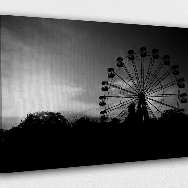 Ferris Wheel Canvas - Etsy