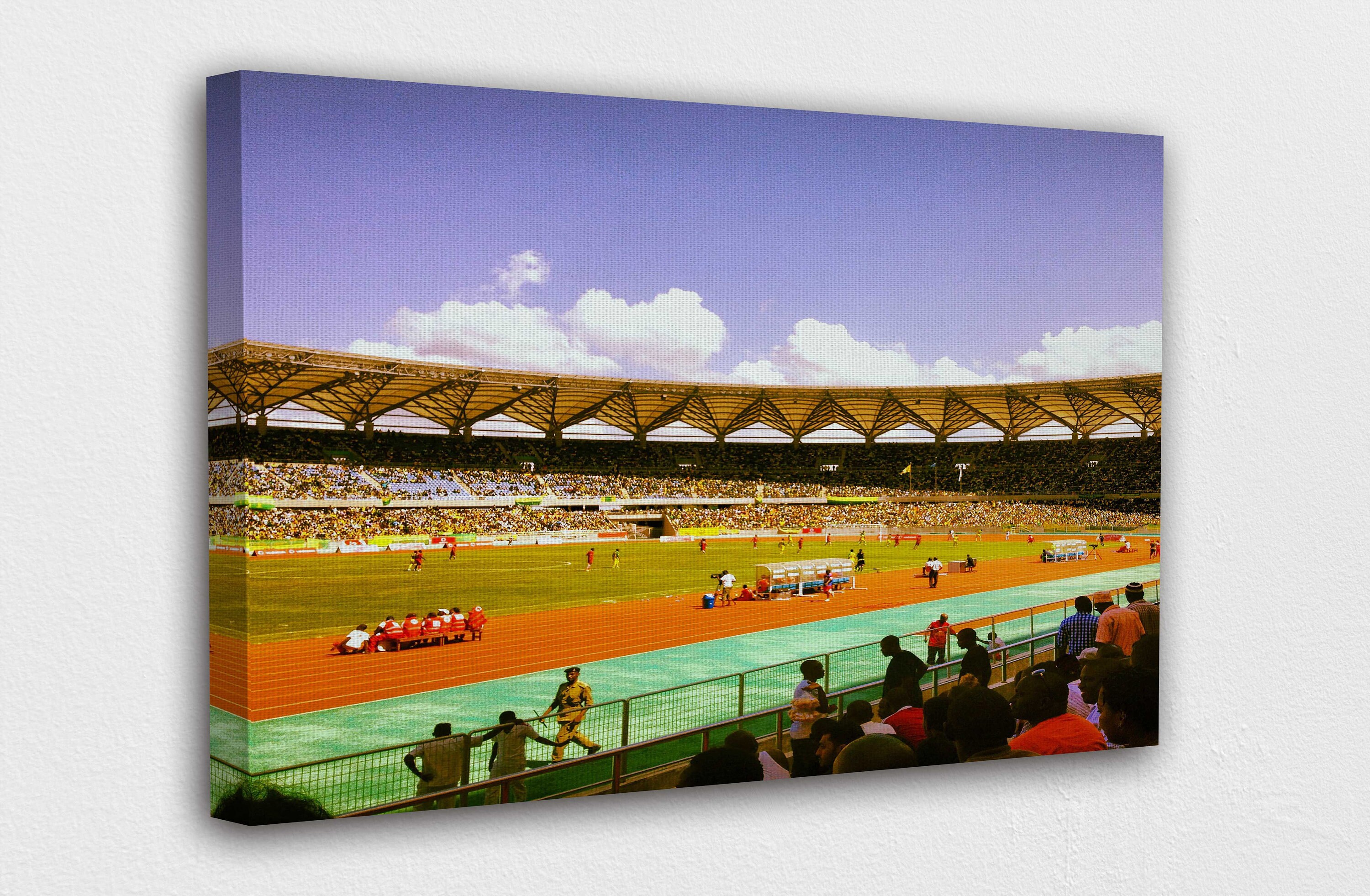 Benjamin Mkapa Stadium Canvas Wall Art Design Poster Print Etsy UK