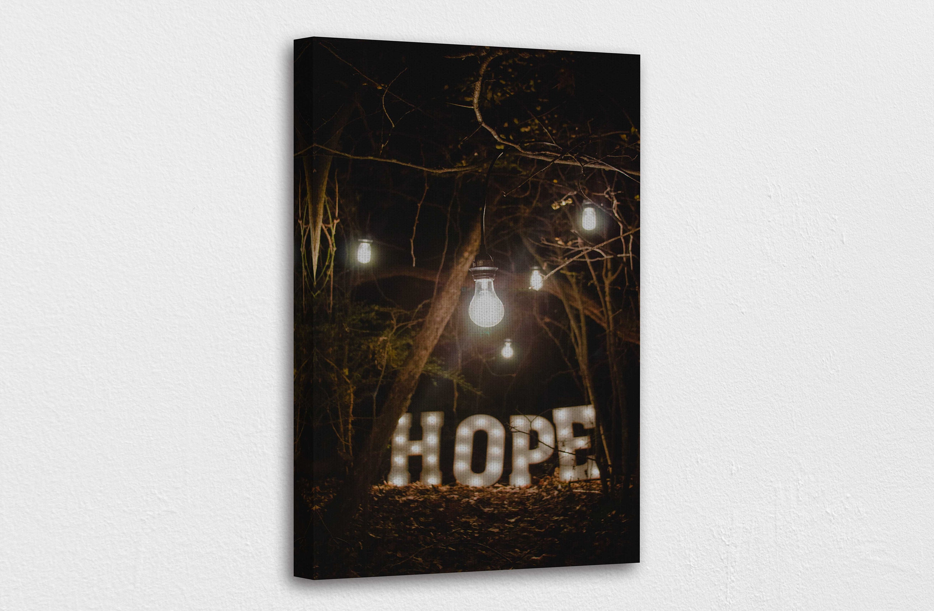 Hope Canvas Wall Art Design Poster Print Decor for Home & Etsy