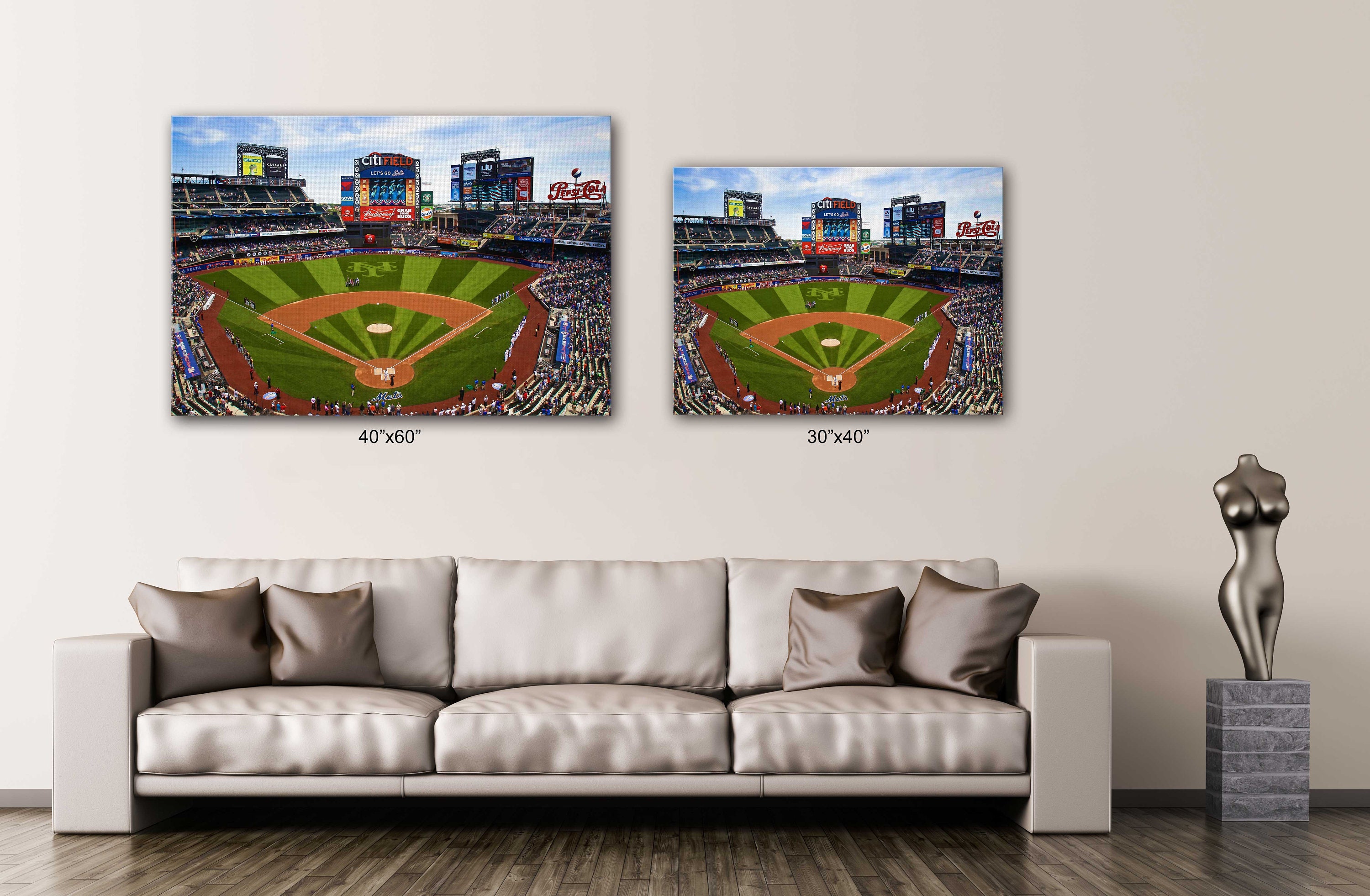 Citi Field Stadium Canvas Wall Art Design Poster Print Decor Etsy 日本