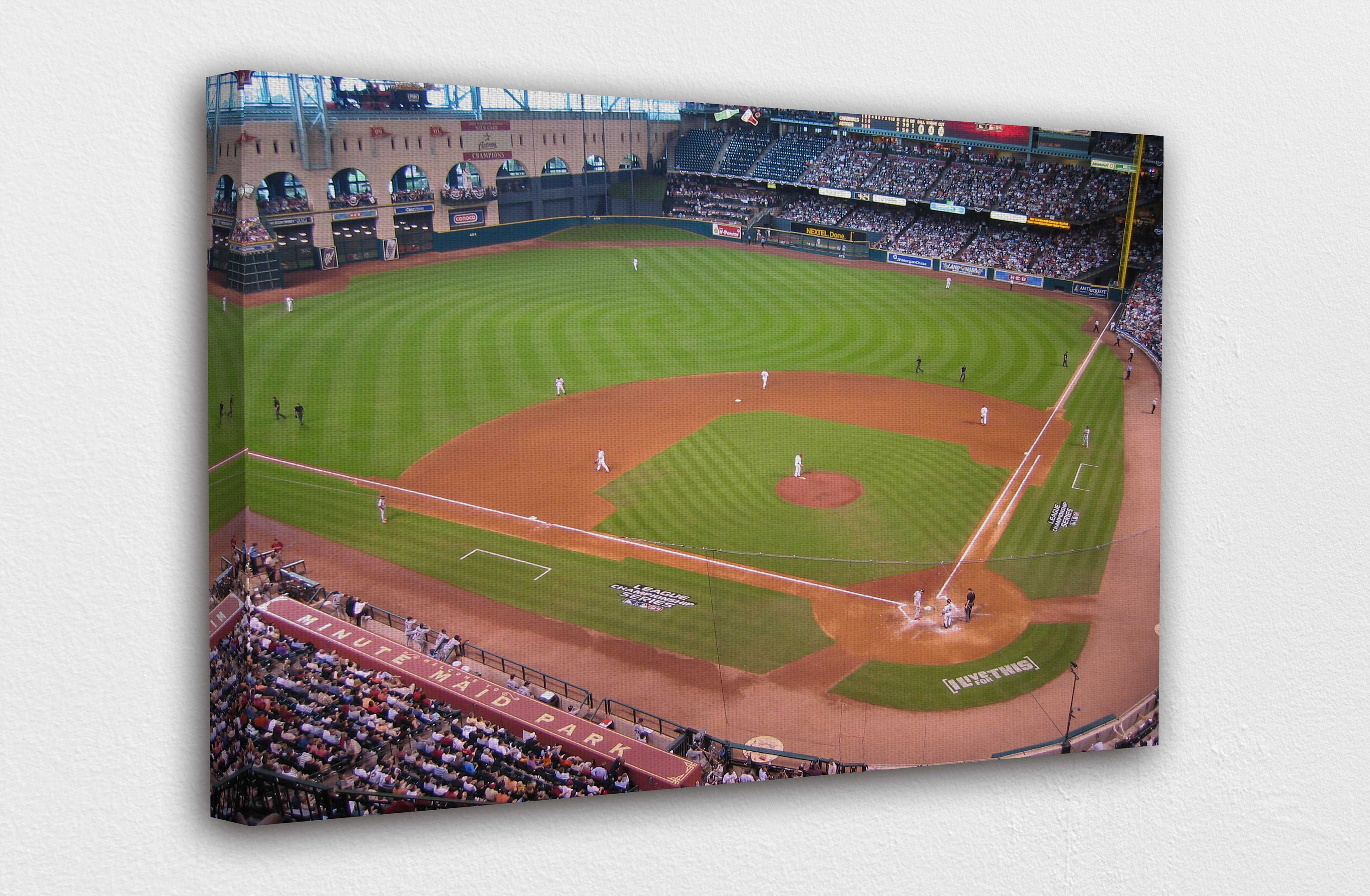 Minute Maid Park Hill Canvas Wall Art Design Poster Print Etsy