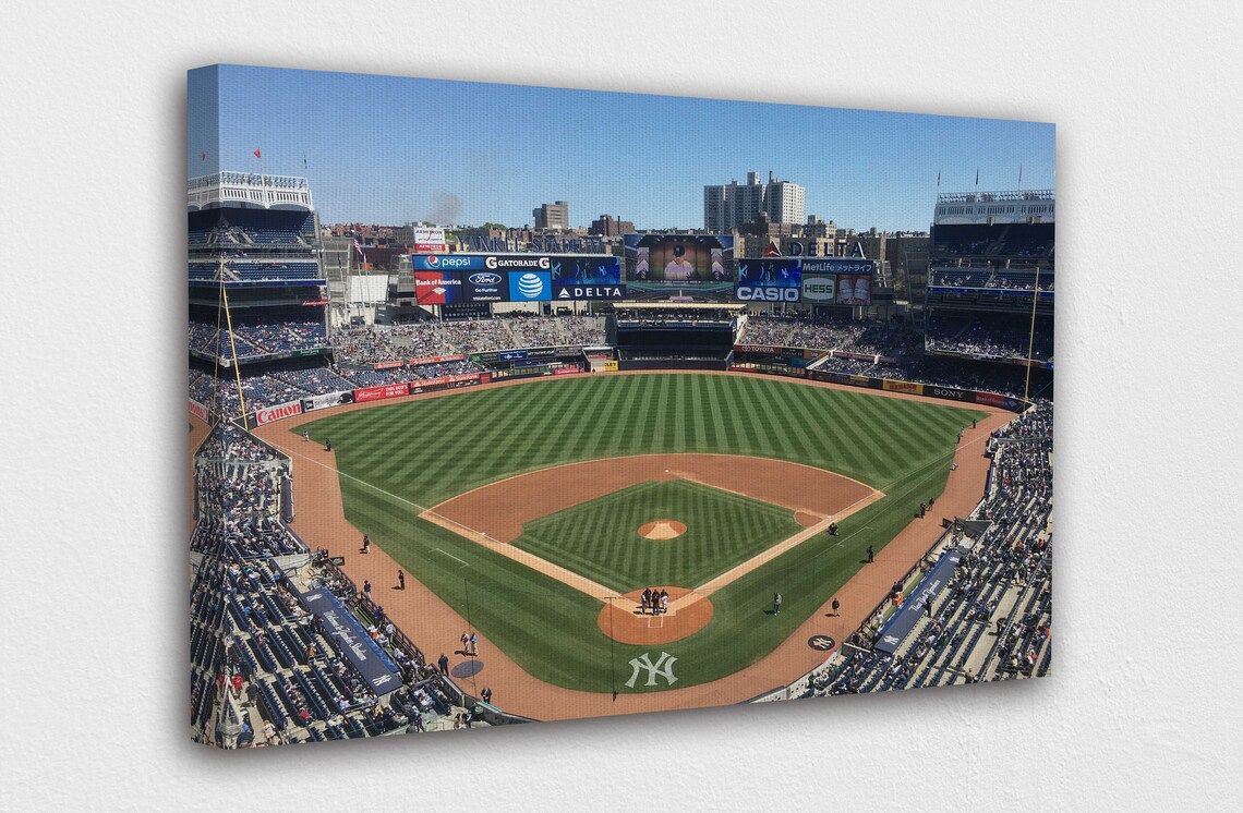 Yankee Stadium Canvas Wall Art Design Poster Print Décor for Etsy