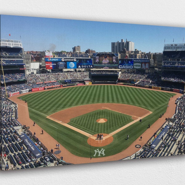 Yankee Stadium Canvas Wall Art Design | Poster Print Décor for Home & Office Decoration | POSTER or CANVAS READY to Hang.