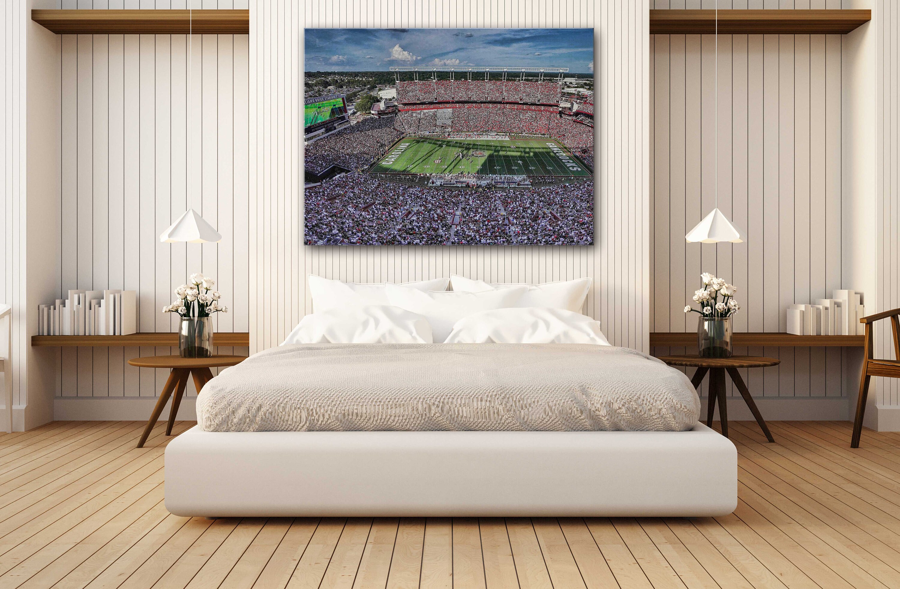 William Brice Stadium Canvas Wall Art Design Poster Print Etsy