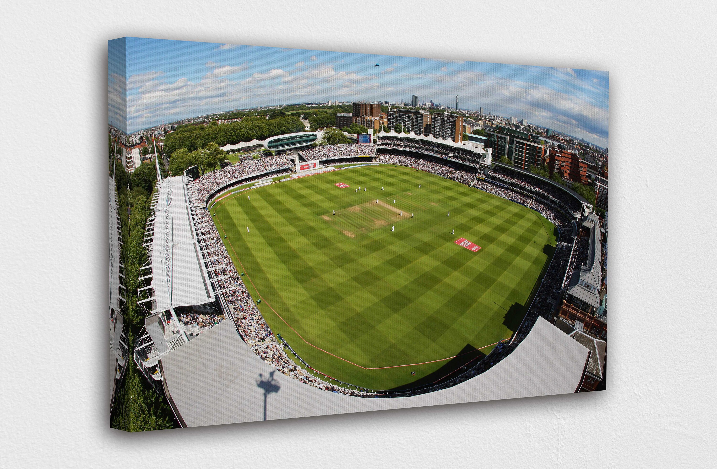 England Lord's Cricket Ground Canvas Wall Art Design Etsy