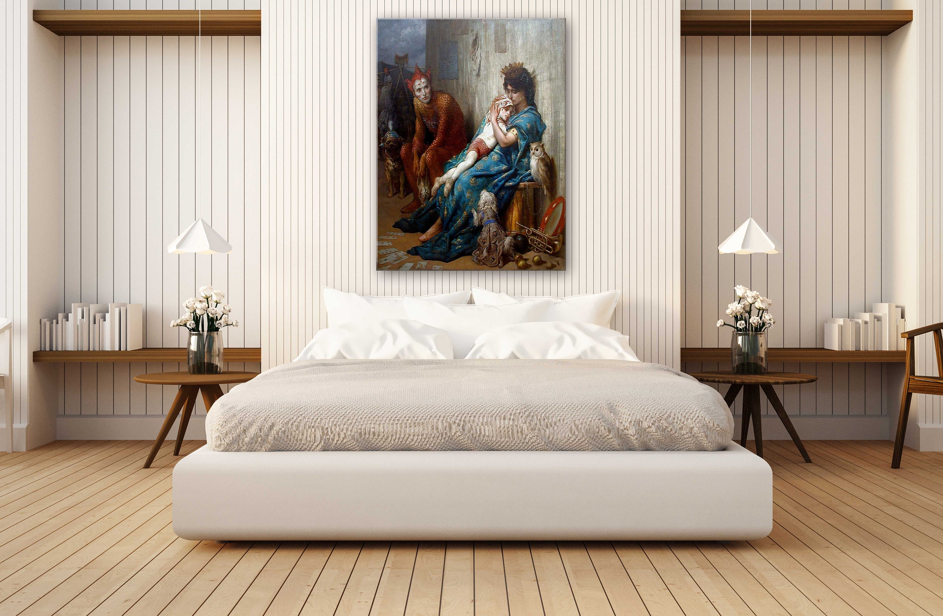 Street Performers by Gustave Dore Canvas Wall Art Design Etsy