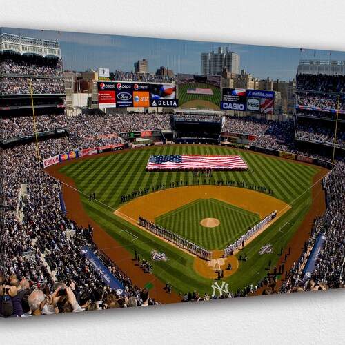 Yankee Stadium Canvas Wall Art Design Poster Print Décor for Etsy