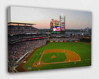 Citizens Bank Park in Philadelphia Canvas Wall Art Design |Poster Print Décor for Home & Office Decoration | POSTER or CANVAS READY to Hang.