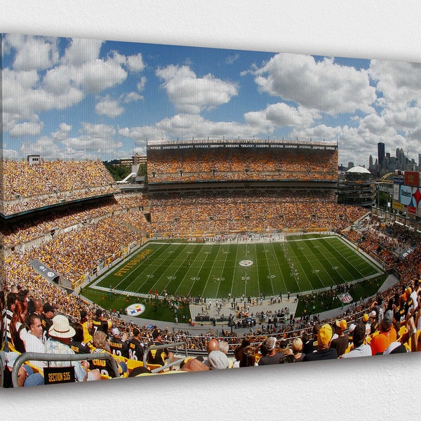 Steelers Heinz Field Canvas Wall Art Design | Poster Print Décor for Home & Office Decoration | POSTER or CANVAS READY to Hang.
