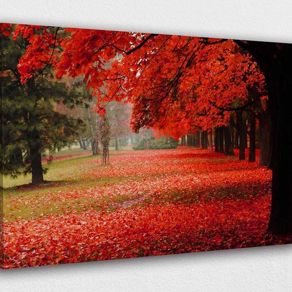 Fall November Morning Canvas 18x24