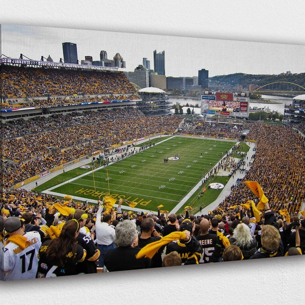 Heinz field sports Stadium Canvas Wall Art Design | Poster Print Décor for Home & Office Decoration | POSTER or CANVAS READY to Hang.