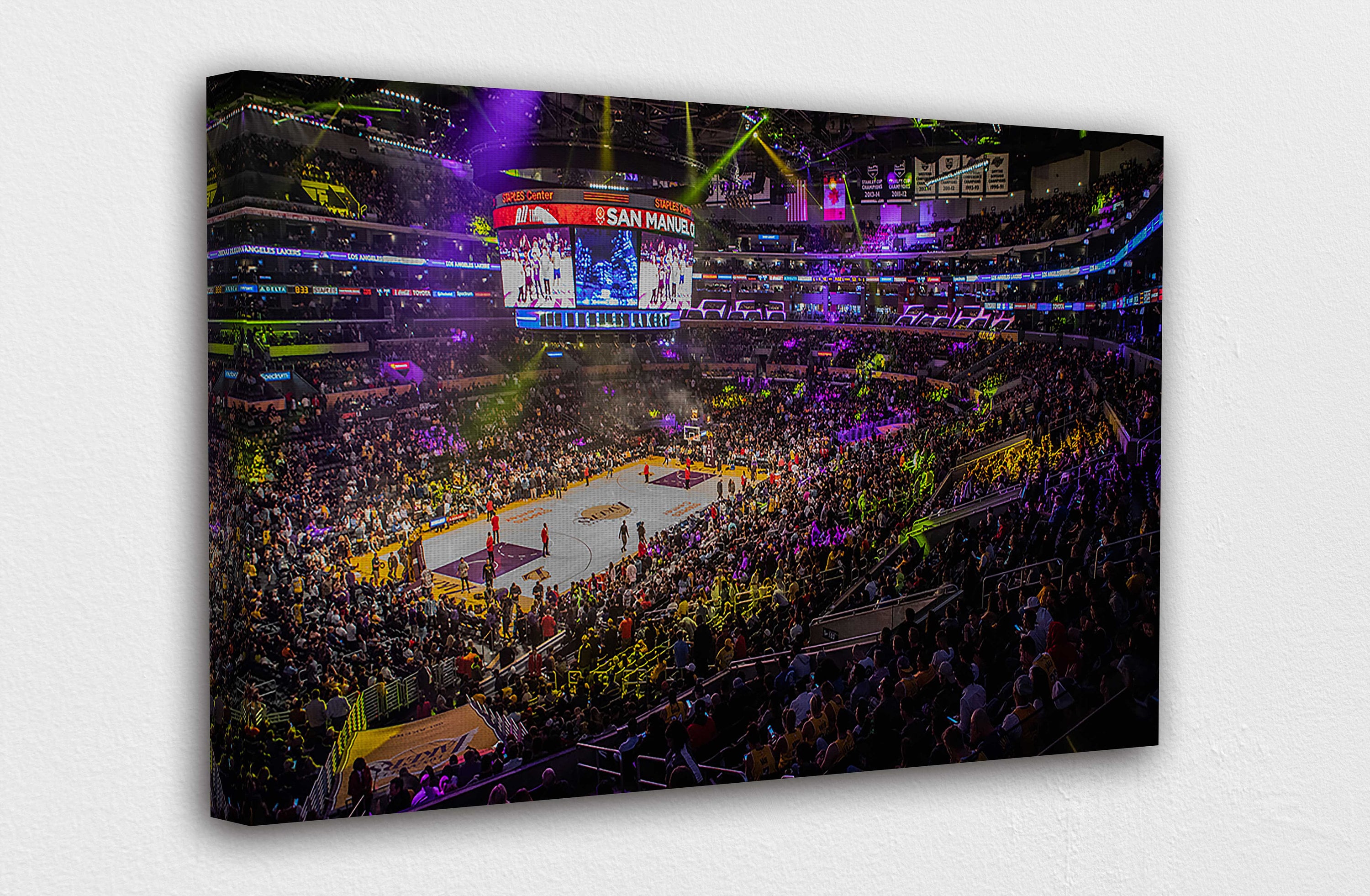La Staples Center Canvas Wall Art Design Poster Print Décor | Etsy