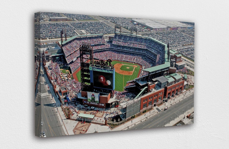 POSTER or CANVAS READY to Hang. Poster Print D\u00e9cor for Home /& Office Decoration Citizens Bank Park Canvas Wall Art Design