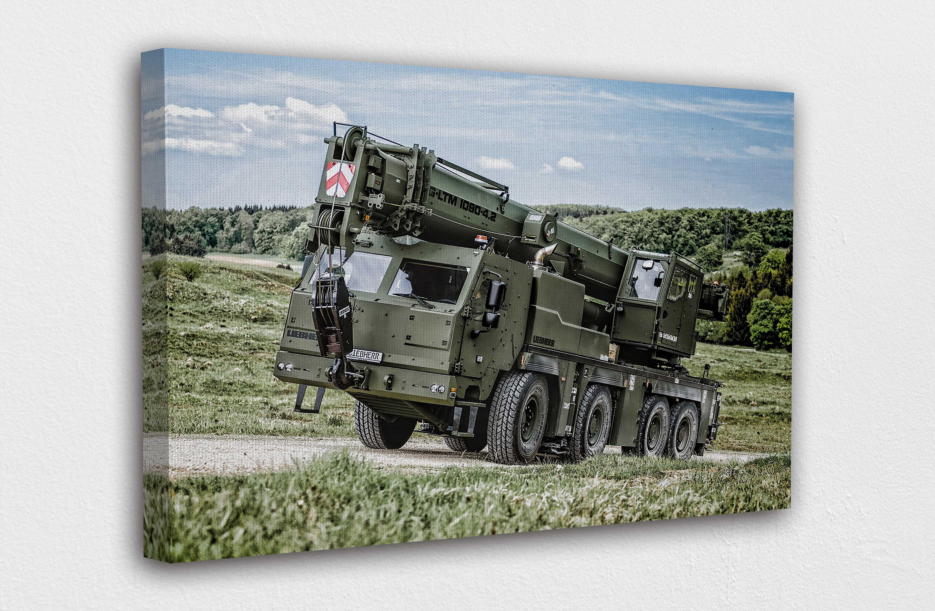 Military Armored Truck Crane Canvas Wall Art Design Poster - Etsy Australia