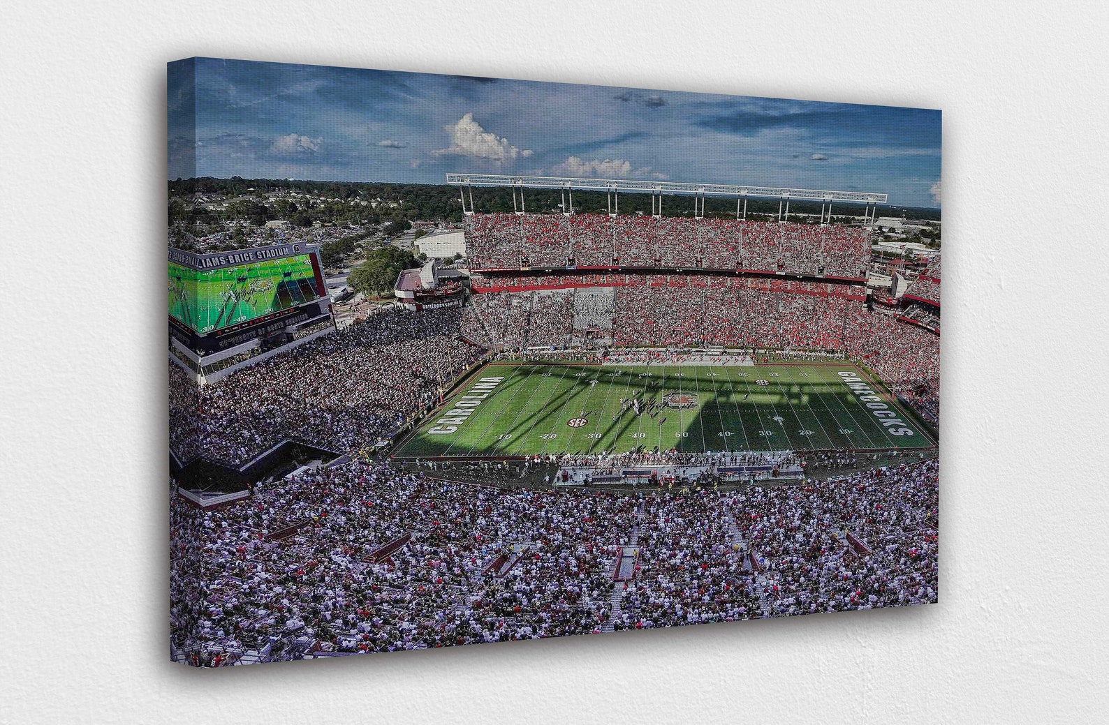 William Brice Stadium Canvas Wall Art Design Poster Print Etsy