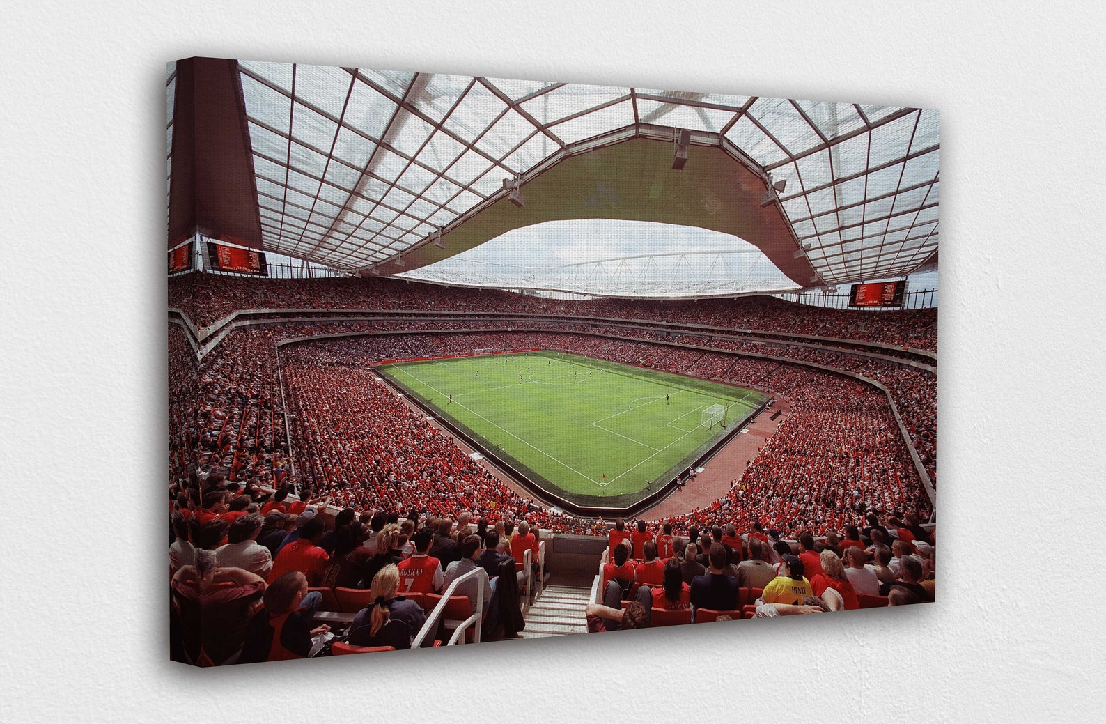 Arsenal in Emirates Stadium Canvas Wall Art Design Poster Etsy