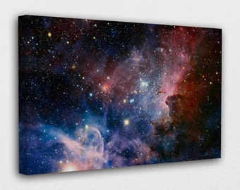 Stunning Nebula Canvas Wall Art Design| Poster Print Decor for Home & Office Decoration I POSTER or CANVAS READY to Hang