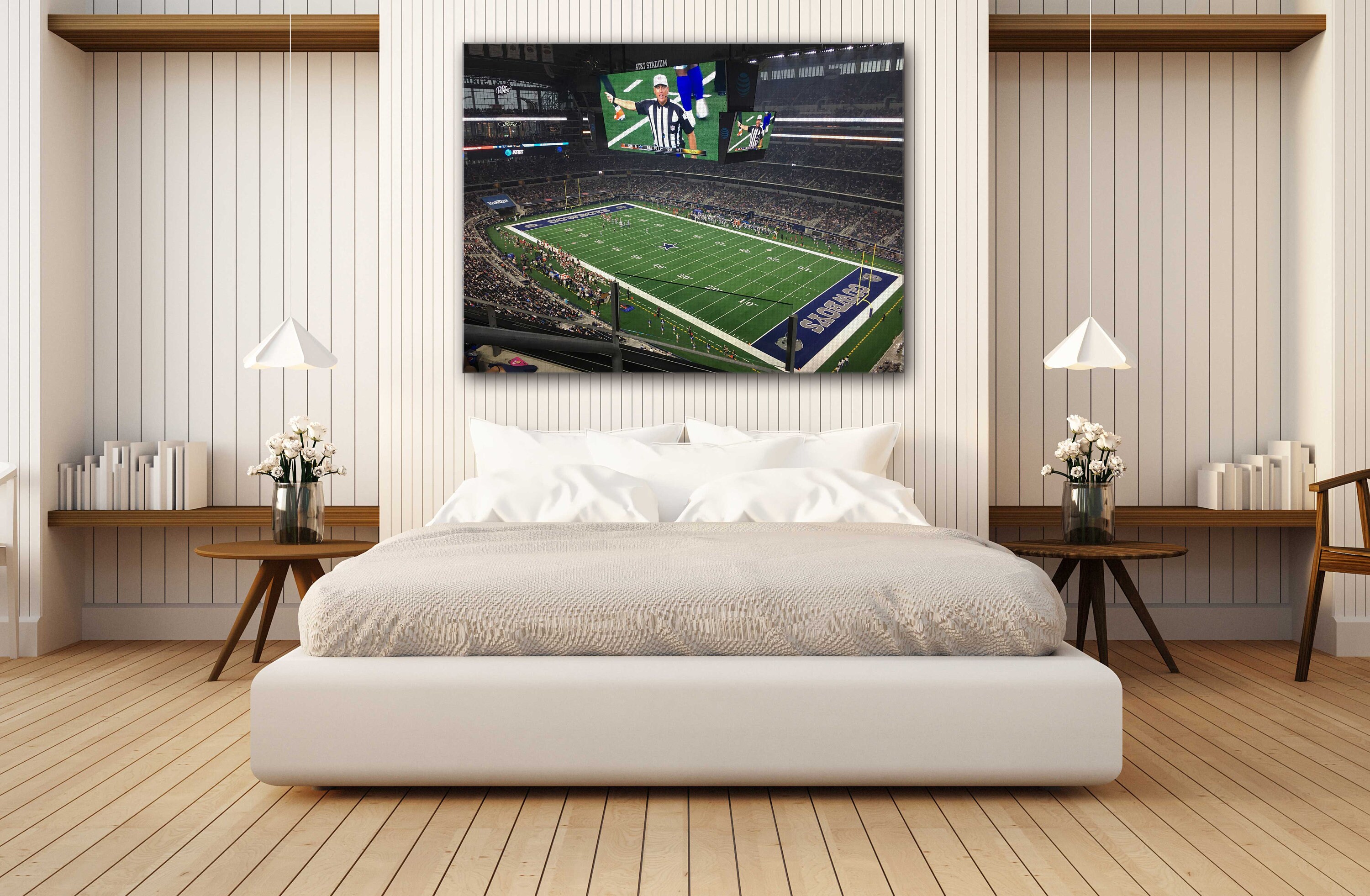 Att Stadium Football Canvas Wall Art Design Poster Print Etsy UK