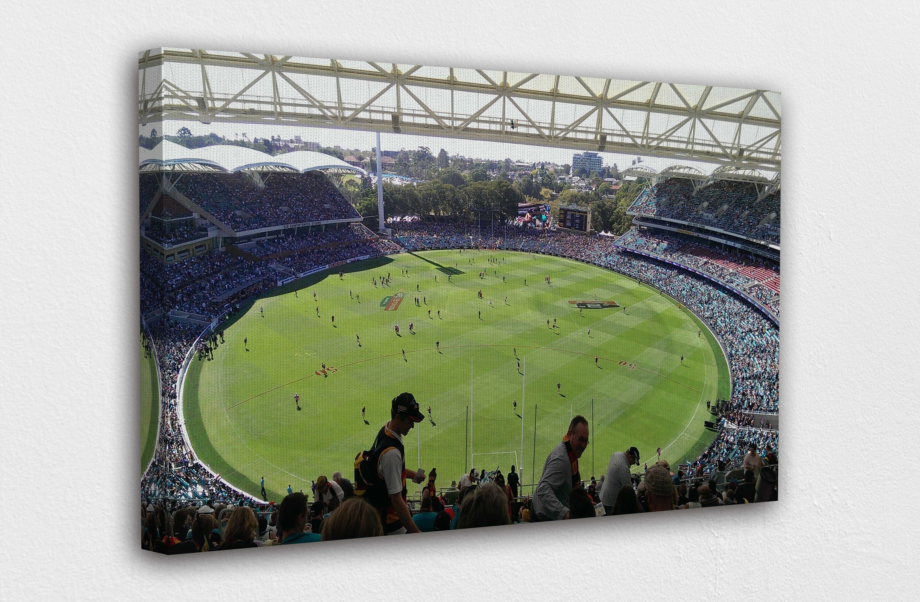 Adelaide Oval Grandstand Canvas Wall Art Design Poster Print Etsy
