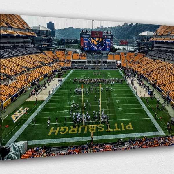 Heinz Field Pitters burgh Panthers Canvas Wall Art Design |Poster Print Décor for Home & Office Decoration | POSTER or CANVAS READY to Hang.