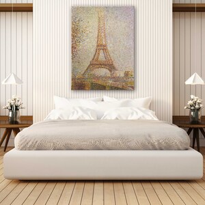 The Eiffel Tower by George Seurat Canvas Wall Art Design Poster Print Decor for Home & Office Decoration POSTER or CANVAS READY to Hang image 4