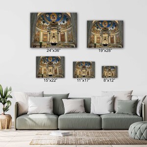 Basilica of the Holy Cross Canvas Wall Art Design Poster Print Décor ...